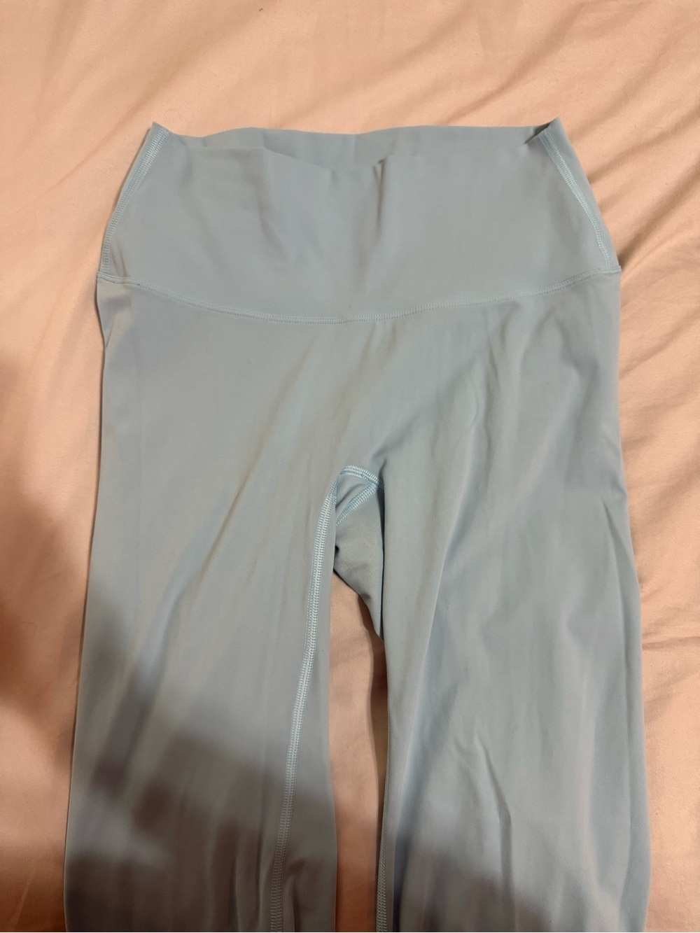 High-Waist Light Blue Active Leggings